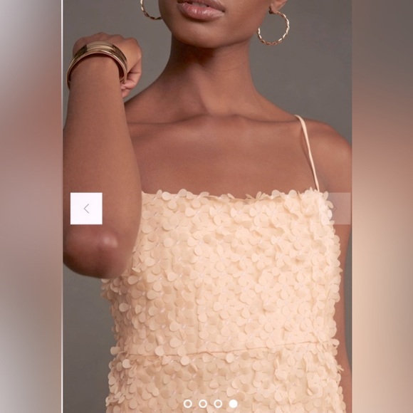 Anthropologie 3D Floral Embellished Mini Dress - NWT - Picture 4 of 9